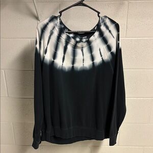 Old Navy, Navy and White Long Sleeve Sweatshirt